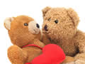 De symbolen van valentijn - de teddybeer